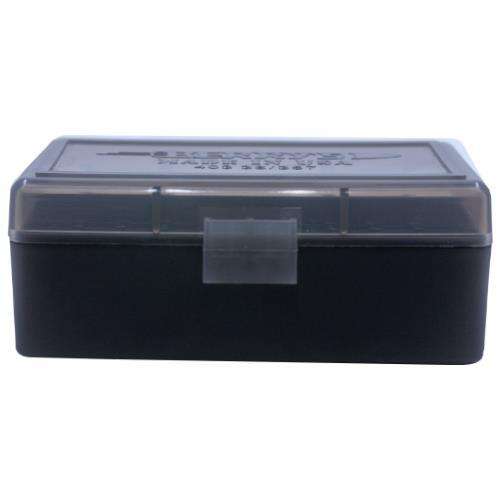 Misc. Accessories Berrys Mfg Ready Series 403 - .38 Cal./.357 50rd Smoke/Black ammo box